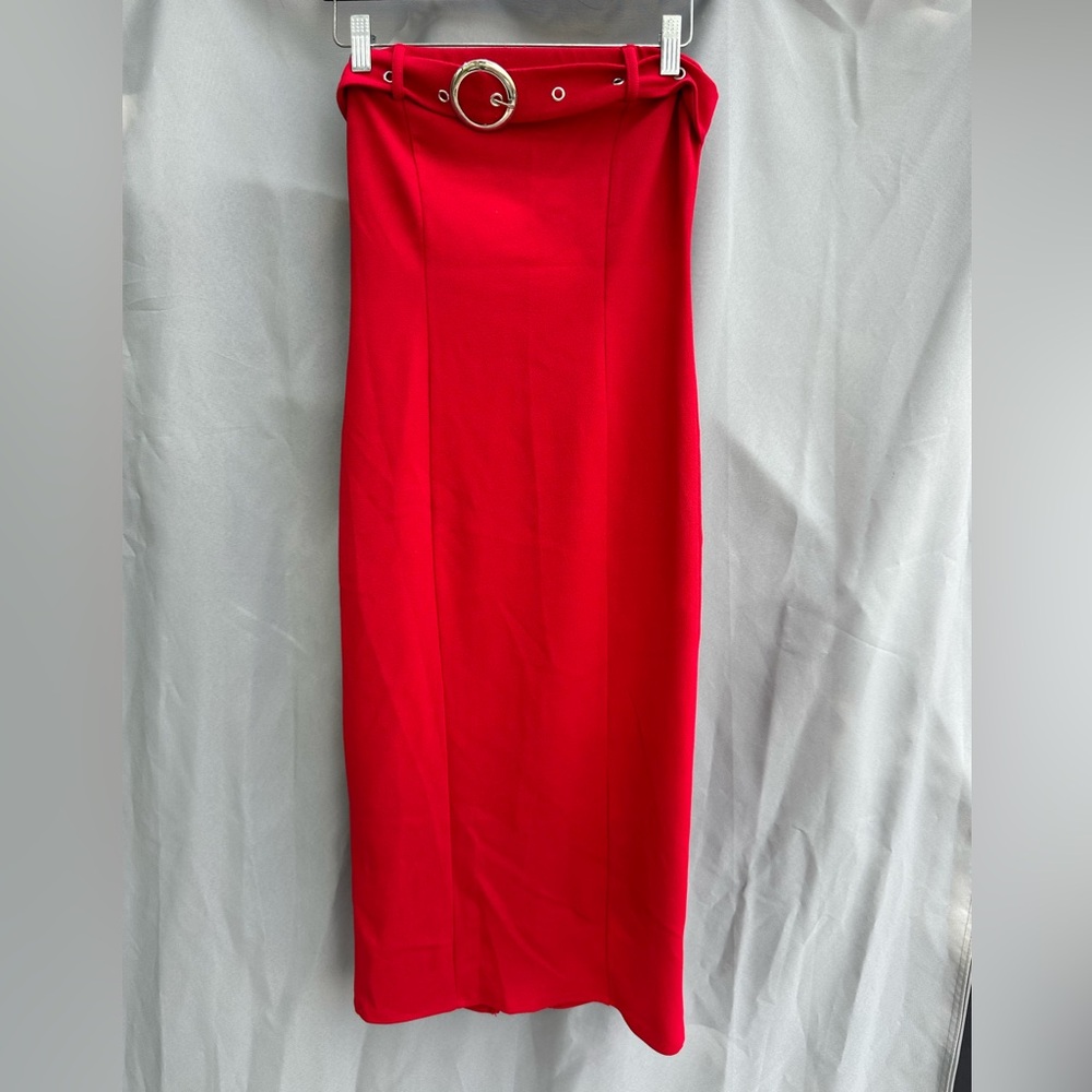 NWT A’gaci Strapless Red Dress Size Medium